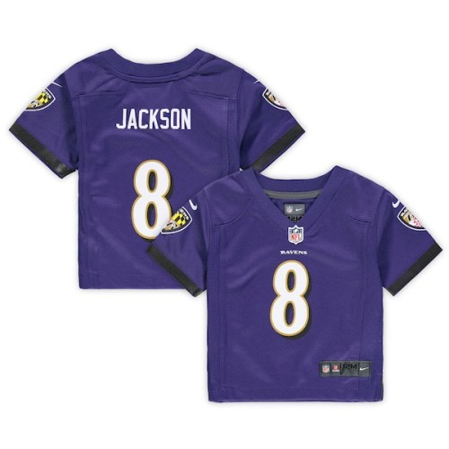 Infant Nike Lamar Jackson Purple Baltimore Ravens Team Player Game Jersey
