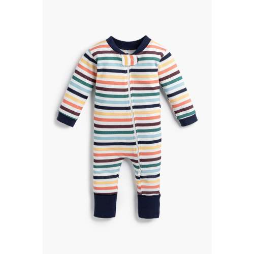 3-6mo One-Piece Baby Pajamas - Organic Baby Clothes - Monica + Andy