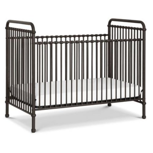 Namesake Abigail 3-in-1 Convertible Metal Crib - Vintage Iron