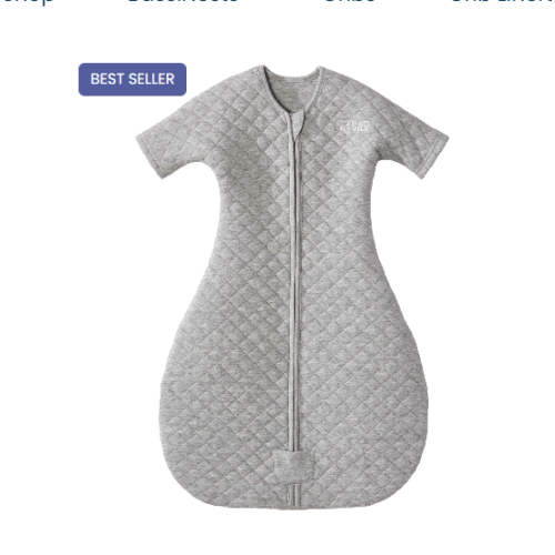 HALO Easy Transition SleepSack TOG 1.5 Quilted Gray Heather