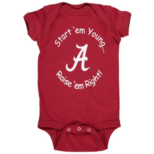 Alabama Crimson Tide Newborn & Infant Start 'Em Young Bodysuit - Crimson