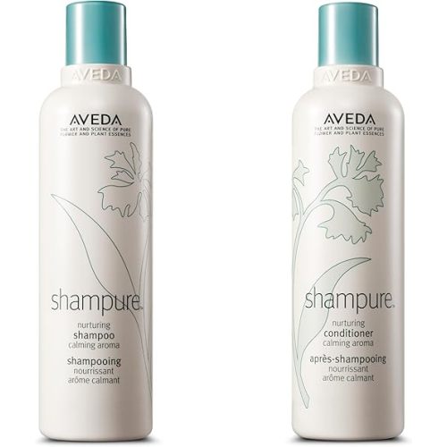 Aveda Shampure Nurturing Shampoo & Conditioner Gift Set | Daily Shampoo & Conditioner for Normal, Fine to Medium Hair | Silicone Free | Includes 2 Full Size Products