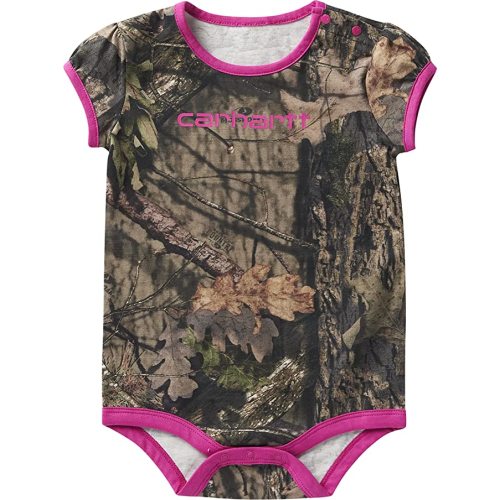 Amazon.com: Carhartt Baby Girls' Short-Sleeve Camo Logo Bodysuit: Clothing, Shoes & Jewelry