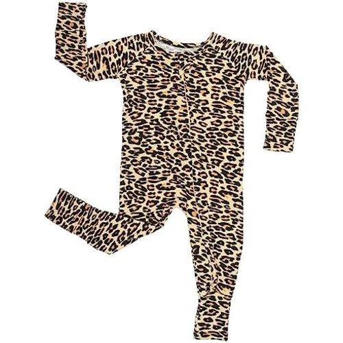 GUISBY Rayon Baby Footless Pajamas, Long Sleeve with 2 Way Zippers Rompers Sleepers