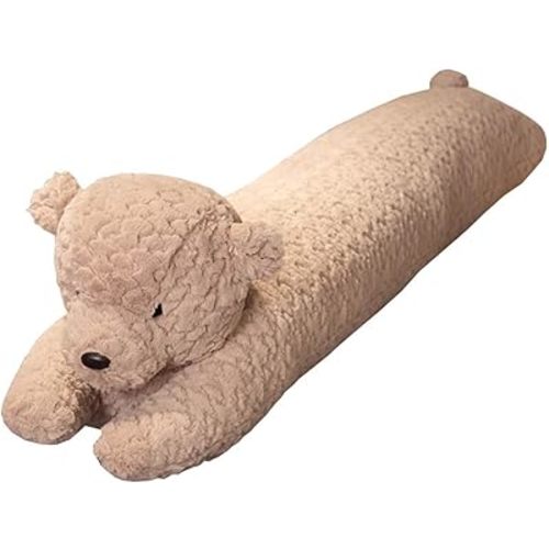 Bear Plush Pillow - Bear Stuffed Animal - 35 inch Bear Long Plush Pillow - Birthday Christmas Valentine’s Day Gift for Kids Boys Girls (Brown)