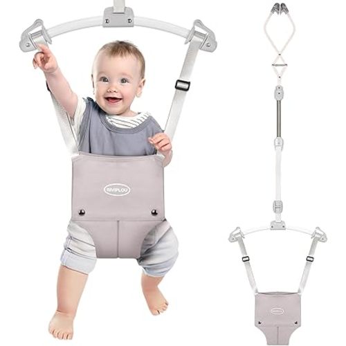 Baby Doorway Jumpers, Sturdy Johnny Jumper Adjustable 10.8"-23.6" Strap, Soft Baby Seat Bag, Protable Doorway Jumper for Baby