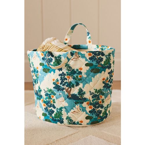 Quilted Block Print Basket