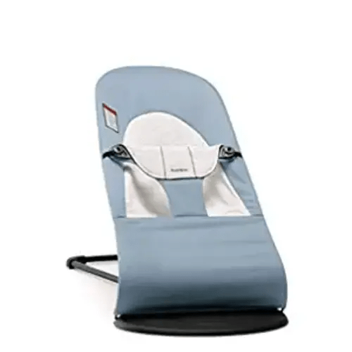 BABYBJÖRN Bouncer Balance Soft, Cotton/Jersey, Blue/Gray