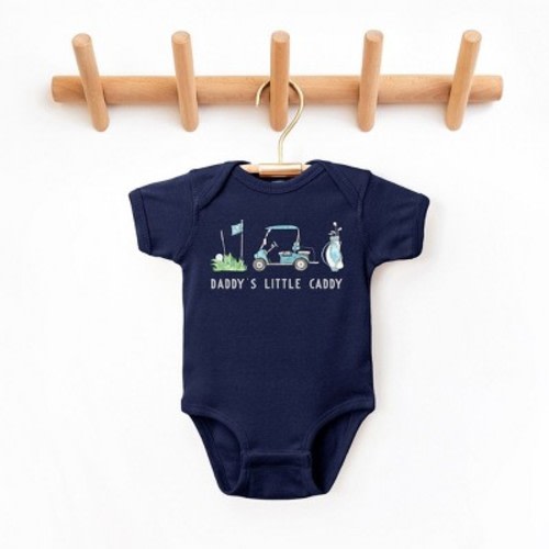 The Juniper Shop Daddy's Little Caddy Baby Bodysuit - Newborn - Navy