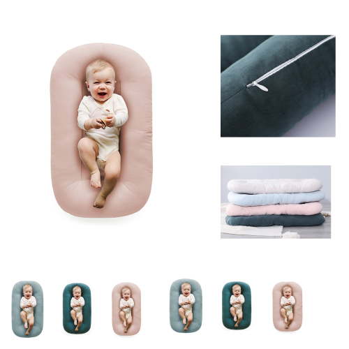 Baby Lounger - Baby Lounger for Newborn, Breathable & Soft Baby Nest Cover for Baby 0-12 Months, Baby Essentials Gifts, Portable Infant Lounger, Baby Snuggle Lounger Me