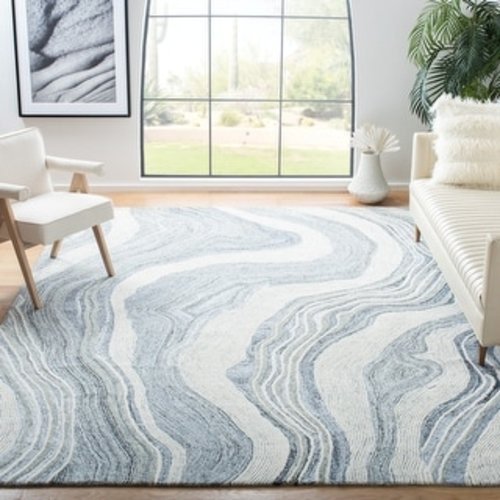 SAFAVIEH Handmade Fifth Avenue Thiet Modern Abstract Wool Rug