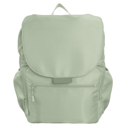 Jool Baby Relay Diaper Back Backpack with Changing Pad – Insulated Bottle Pockets, Wearable Breast Pump Pockets, Wipe Dispenser Pocket (Sage)