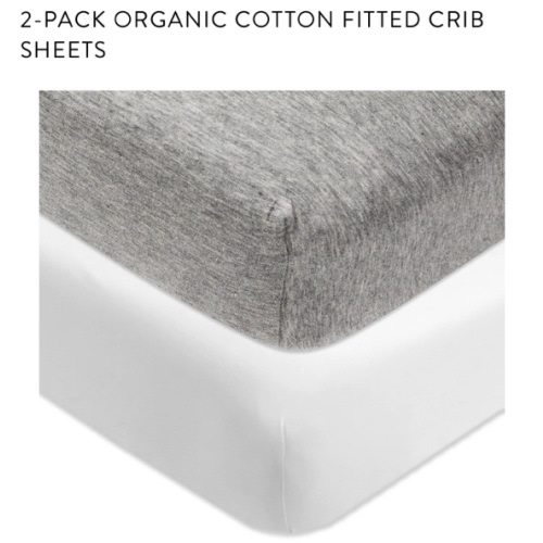 2-Pack Organic Cotton Fitted Crib Sheets | Honest Baby Clothing