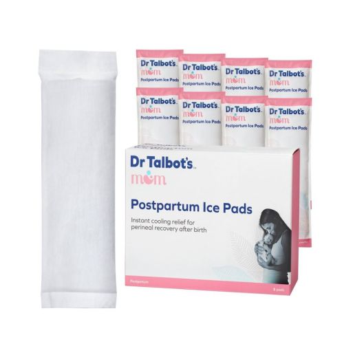 Dr. Talbot's Postpartum Ice Pads - 8ct: Genital Application, Cotton Material, Ice and Heat Packs