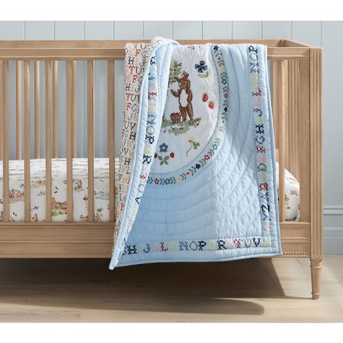 Riley Sheehey Bear Baby Quilt | Pottery Barn Kids