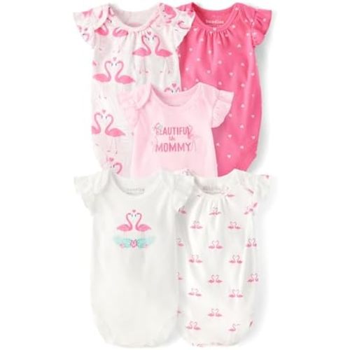 The Children's Place baby-boys And Newborn Short Sleeve Bodysuits, Multipacks
