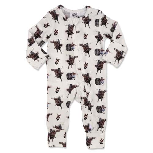 Bull Rider Folding Feet Jammies – Cowkid Clothing Company