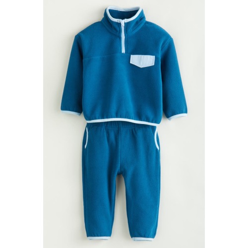 Cozy Fleece Sweater & Pants Set, 6M