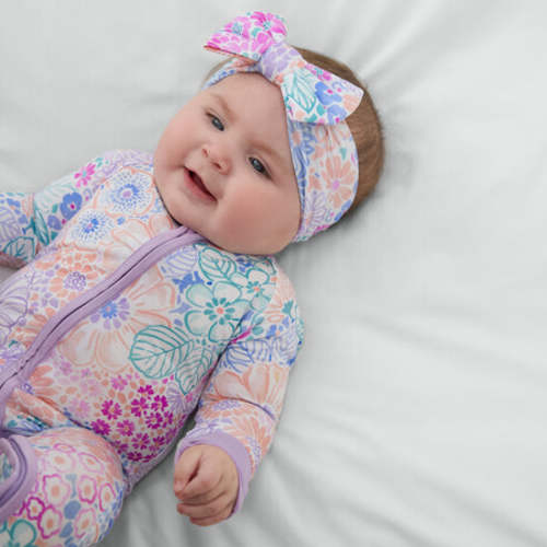 Doodle Blooms Luxe Bow Headband