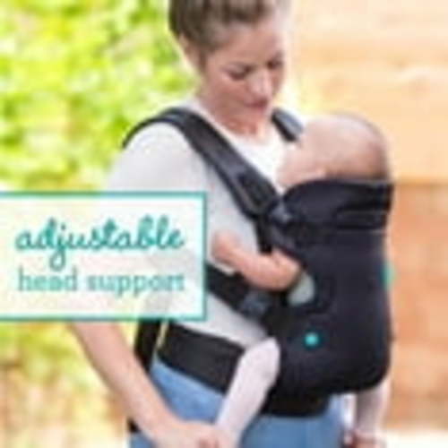 Infantino Flip 4-in-1 Ergonomic Cozy Holding Wearable Baby Carrier, 8-32lb, Black