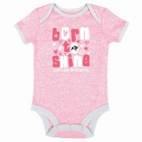Ncaa Colorado Buffaloes Infant Girls' 3pk Bodysuit - 3-6m