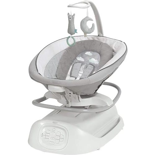 Graco Sense2Soothe 2-in-1 Baby Swing and Portable Rocker with Cry Detection Technology - Sailor