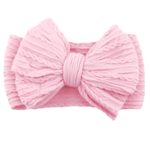 Cable Bow, Ballerina Pink