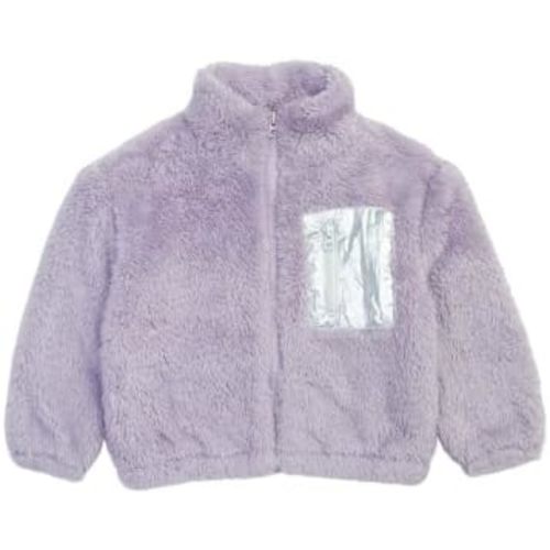Splendid Baby Girls' Faux Sherling Long Sleeve Jacket