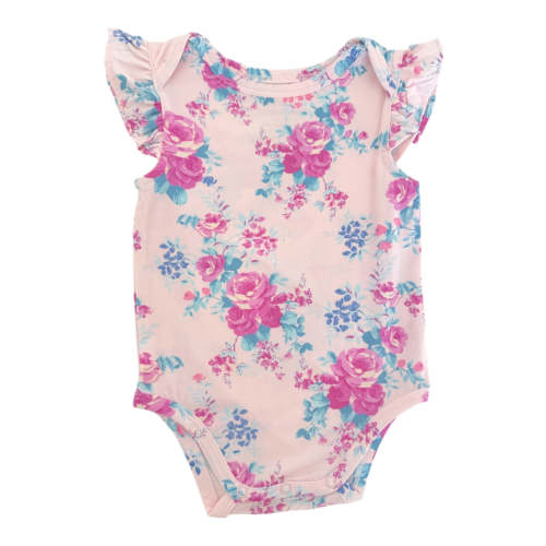 Ruffle Sleeve Bodysuit, Garden Secrets