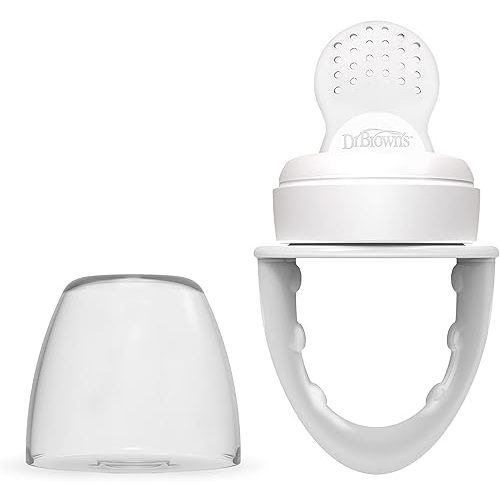 Dr. Brown's Designed to Nourish, Fresh Firsts Silicone Feeder, Grey, One Size (Pack of 2)