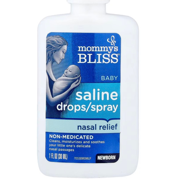 Baby Saline Drops/Spray Nasal Relief, Newborn , 1 fl oz (30 ml)