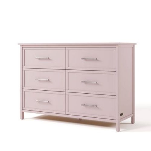 Graco Classic 6 Drawer Double Dresser - Blush
