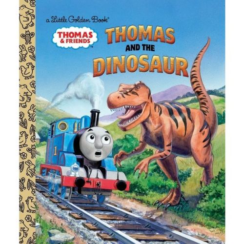 Thomas And The Dinosaur (thomas & Friends) - (little Golden Book) By Golden Books (hardcover)