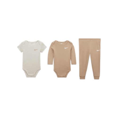 Nike Essentials Baby (0-9M) 3-Piece Bodysuit Set