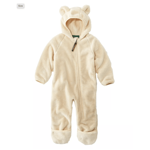 Infants' L.L.Bean Hi-Pile Fleece Bunting - Natural Color