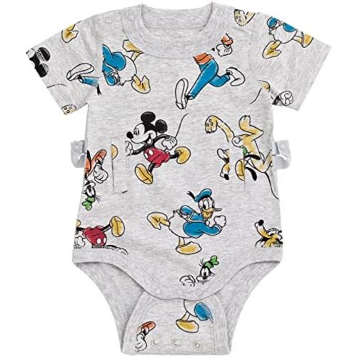 Disney G-Tube Adaptive Baby Bodysuit Mickey Mouse Lion King Winnie the Pooh Newborn to Infant
