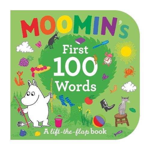 Moomin's First 100 Words - by Tove Jansson (Board Book)