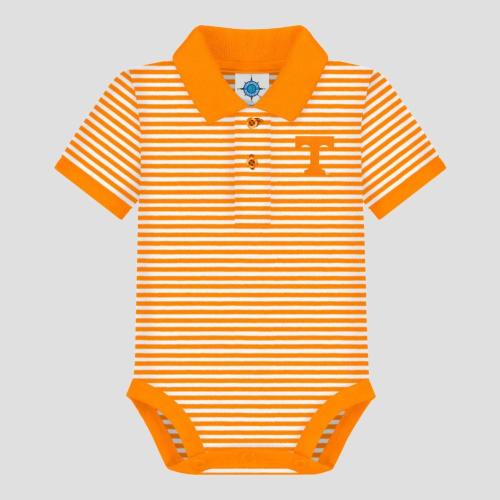 Infant Striped Polo Bodysuit