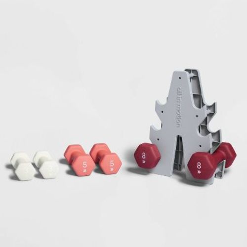 Basic Hand Weight Set Pink/white/magenta - All In Motion™