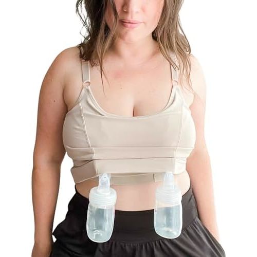 DAVIN & ADLEY Pumping and Nursing Compression Tank - Hands Free Amelia Style for Small Busty–2X Busty - Full Length, No Clips