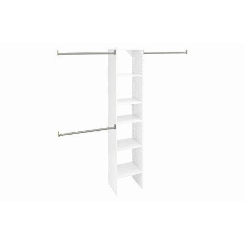 SuiteSymphony 77" to 113" Closet System Starter Kit