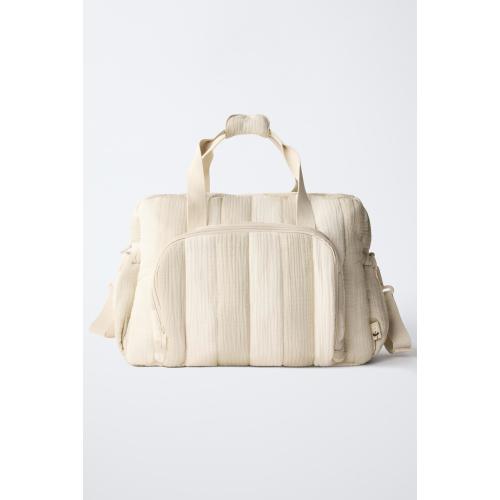 STRIPED MATERNITY BAG