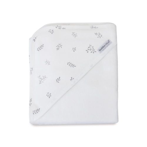 Bubba Blue Organic Hooded Towel White