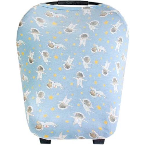 Copper Pearl Multi-Use Cover: Car Seat Covers, Nursing Cover, and Stroller Cover for Sun - Stretchy Fabric, All-Season Use, Stylish Designs, Easy Access for Moms - Neil