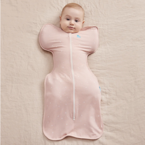 Swaddle Up™ 1.0 TOG Cotton Powder Pink Twinkle