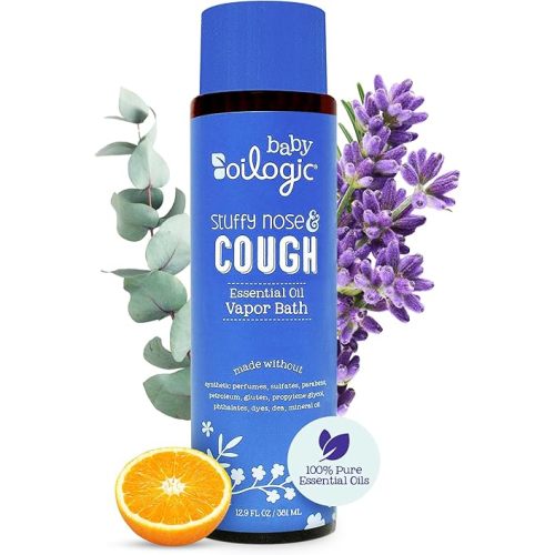 Oilogic Stuffy Nose & Cough Essential Oil Vapor Bath