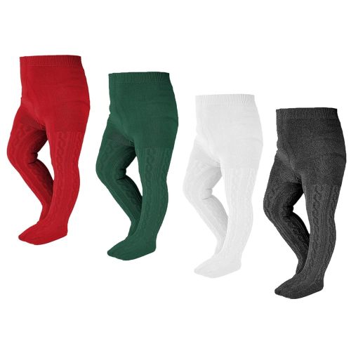 EPEIUS Baby Girl Tights Thick Cable Knit Leggings Stockings Cotton Pantyhose for Newborn Infant Toddler 3/4/5/6 Pack