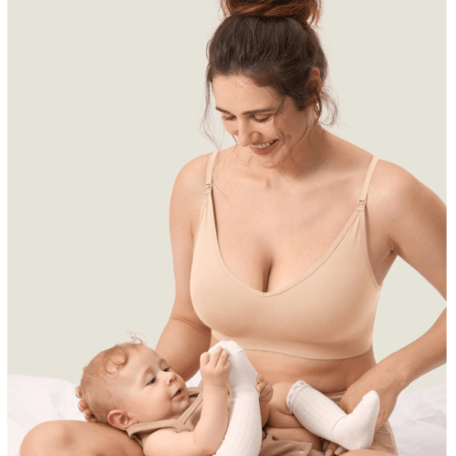 Seamless Soft Knit Nursing Bra