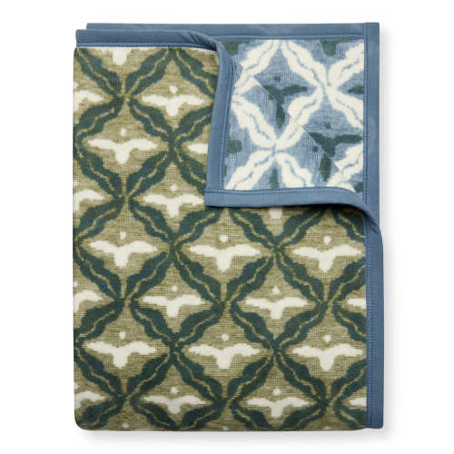 Samara Blue Cactus Blanket