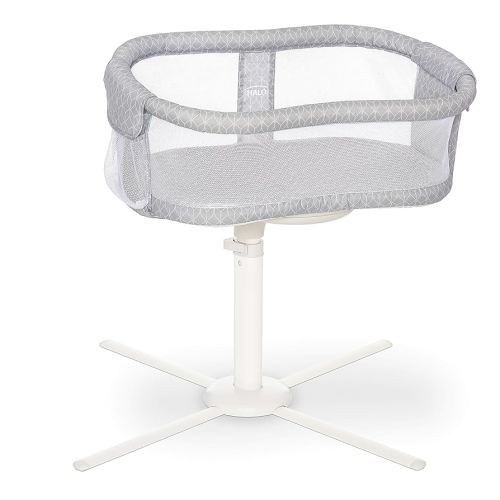 HALO BassiNest Swivel Sleeper, Baby Bassinet, Essentia Series, Morning Mist (Retired)